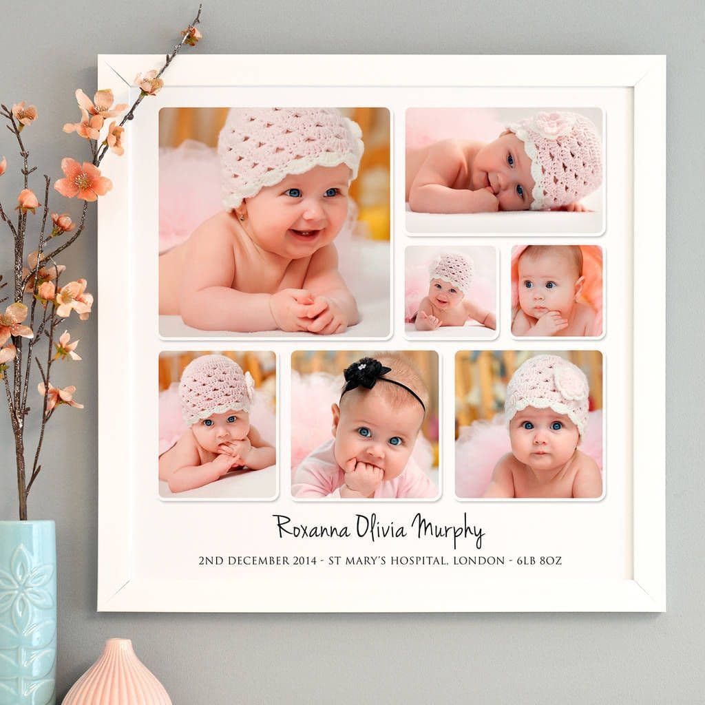 Personalised Baby Photo Collage